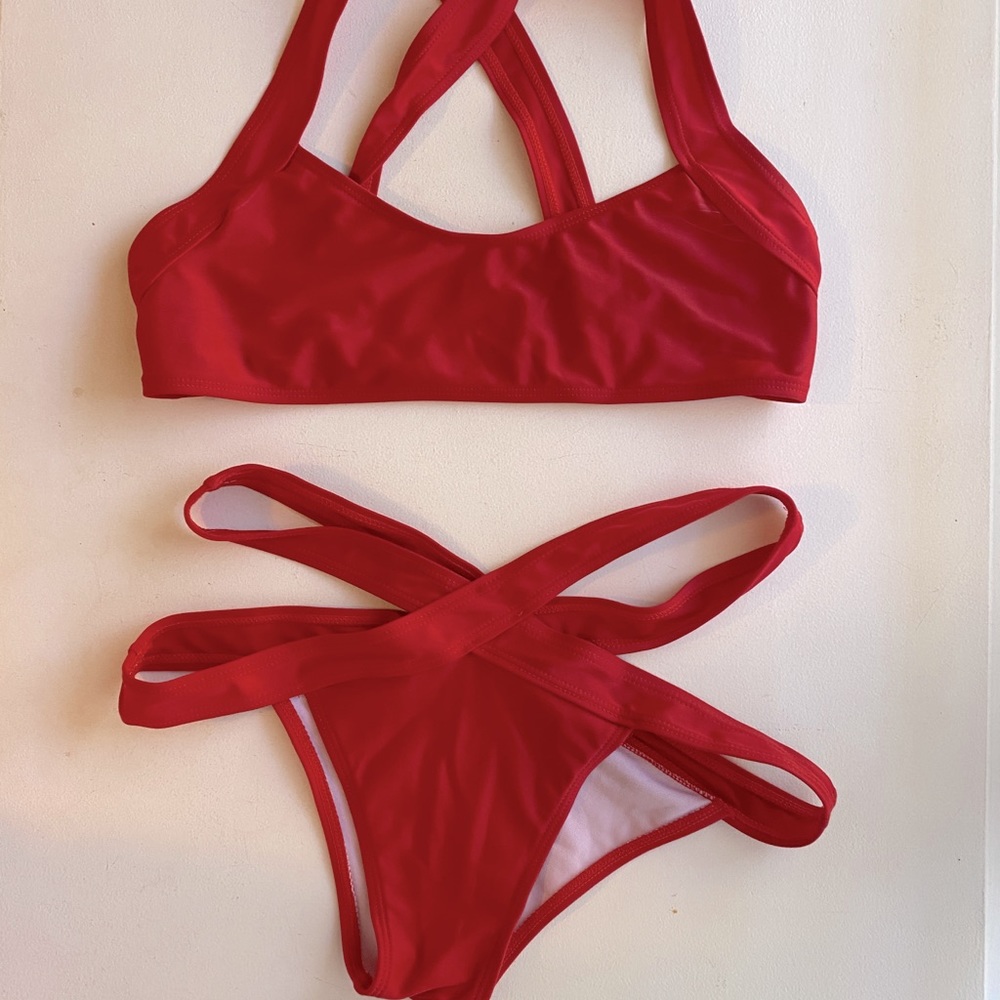 Zaful Red Bikini